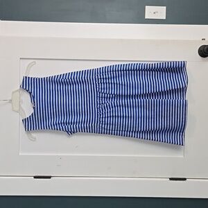 J Crew Striped Ponte Dress with pockets